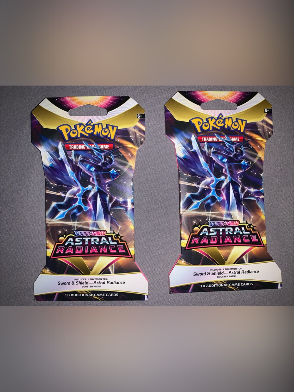 🆕- 2 PACKS POKÉMON Astral Radiance Booster Packs